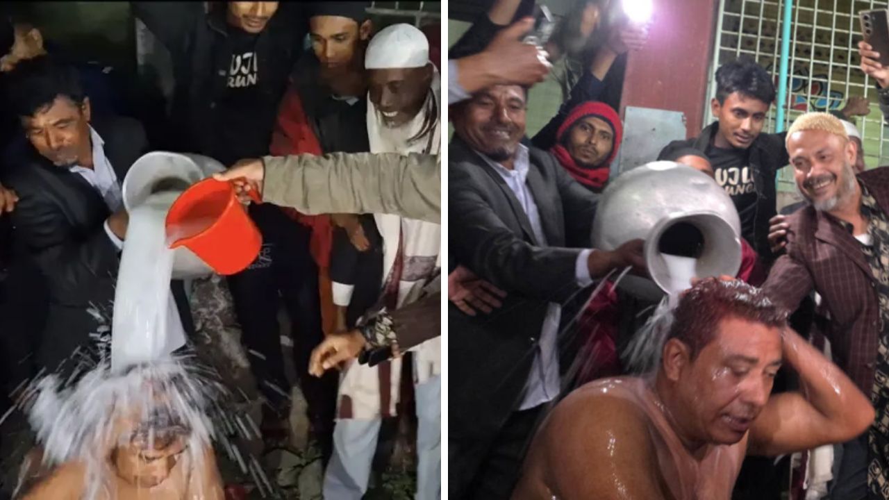 দুধ দিয়ে গোসল করে জামায়াতে যোগদান বিএনপি ও অঙ্গসংগঠনের ৩০০ নেতাকর্মীর